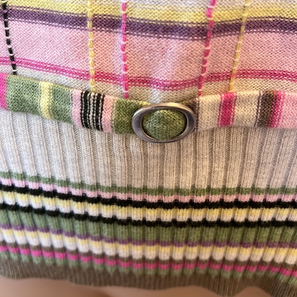 Sigrid Olsen Sweater with Belt Detail, great Colors for Spring, New with Tags - Picture 3 of 10